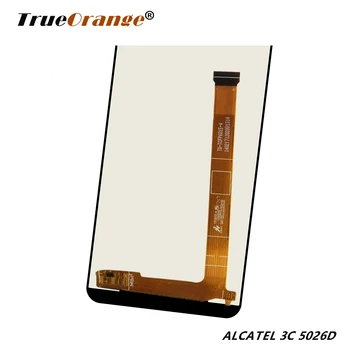 Patikrintas Alcatel 3C OT5026 5026 5026A 5026D LCD Ekranas su Jutikliniu Ekranu, skaitmeninis keitiklis mazgas, Alcate 5026 lcd+Įrankiai