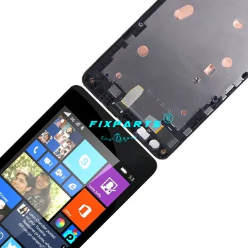 Patikrintas Nokia Lumia 535 LCD Ekranas Jutiklinis Ekranas skaitmeninis keitiklis komplektuojami Su Rėmo N535 RM-1090 LCD Ekranas 2S Versija