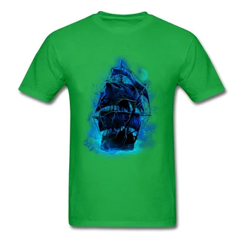 Pirate Storm T-shirt Vaiduoklių Laivas T Shirt Spausdinti Vyrų Marškinėlius Nuostabus Vasaros Drabužių Cosplay Šukuotinės Medvilnės Tees 3D Animaciją Spausdinti