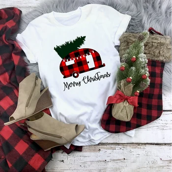 Pledas Linksmų Kalėdų Marškinėliai Moterims Mados Grafinis Mielas Tee Kawaii Marškinėlius Mados Hipster Kalėdų Vakarėlį Stiliaus Tumblr Marškinėliai