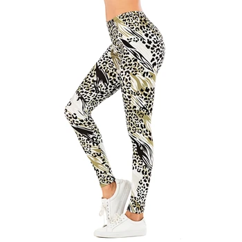 Prekės ženklo Mados Moteris Kelnės Seksuali Moteris Legging Leopardas spausdinti Fitneso leggins Slim legins Minkšta ir tampri, Antblauzdžiai