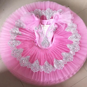Profesionalūs Baleto Tutus vaikas Gulbių ežeras Baleto Šokių Drabužiai mergaitėms Blynas tutu Vaikas Ballerina Dailiojo Čiuožimo Suknelė Komplektai
