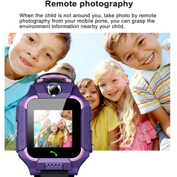 Q19 Vaikai Smart Žiūrėti Ryšio Telefono LBS Vietą Tracker SOS Vandeniui Vaikų Smartwatch SIM Kortelės HD Vaizdo Skambučių Vaikui Žiūrėti