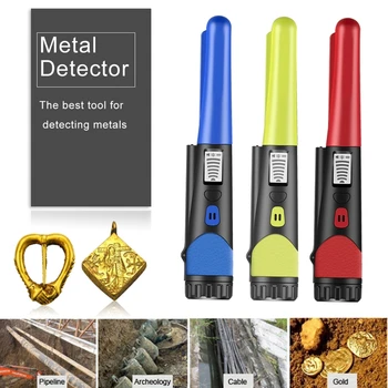 Rankinį Metalo Detektorių Padėties nustatymo Stogams, beeper vibratorius LED Šviesos Digger Aptikti GP Pinpointing Žymiklį Gold Digger Garde