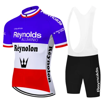 Retro KOMANDA Reynolds mayot bicicleta hombre dviračių šortai, sportiniai, 20D gelio padas MTB Dviračių abbigliamento ciclismo estivo