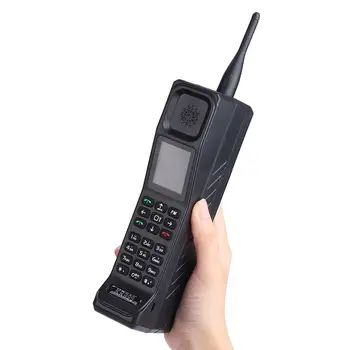 Retro Stiliaus Didelis Mobilusis Telefonas Antena Gera Signalo Galia Banko Extroverted FM, Bluetooth Žibintuvėlis GPRS Telefono P406