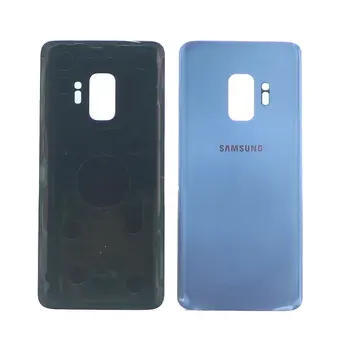 SAMSUNG Galaxy S9 Plus S9+ G965 SM-G965F S9 G960 SM-960F Stiklo Atgal Baterija Būsto Remonto Dangtis, Galinės Durys Atveju Pakeitimo