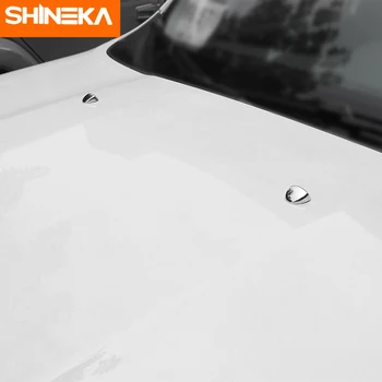 SHINEKA Automobilių Variklio Gaubtas priekinio, galinio Stiklo Valytuvų Purkštukų Bžūp Išorės Apdailos Lipdukai Reikmenys Jeep Renegade 2016-2019