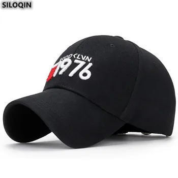 SILOQIN Snapback Tendencijos Mados Siuvinėjimo Beisbolo Kepurės Vyrams Moterų Reguliuojamo Dydžio Lauko Sporto prekių Ženklų Banga Skrybėlę Naujas