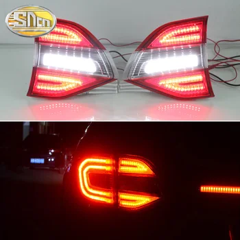 SNCN 2VNT Multi-funkcijos Automobilio LED Galiniai Lemputė, Atbulinės Šviesos, Stabdžių Šviesos Atšvaitas 