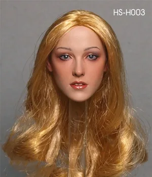 SS-H001/002/003 Sandėlyje Azijos Gražuolių Moterų Galvos Skulptūra Nulipdyta Aksesuaras Modelį Pasodinti Plaukų ir 12 cm Veiksmų Skaičius, Kūno