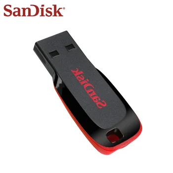 Sandisk Flash Diskas 128GB Pendrive USB 2.0 High Speed CZ50 Usb atmintinė 16 GB Pendrive 32GB Memoria Usb 64GB Šifravimas