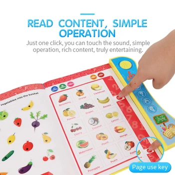 Sandėlyje Smart Kalbame Knyga Vaikams Ankstyvo Mokymosi Plėtros Pasvirusi Mašina su Pen anglų Praktikos Knyga Nemokamas pristatymas