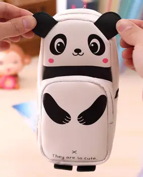 Saugojimo Krepšys 3D Panda Mielas Pieštukų Dėžutė Pencilcase Studentų mokyklinės prekės, Kanceliarinės prekės Vaikams Konteinerių 18MAR19