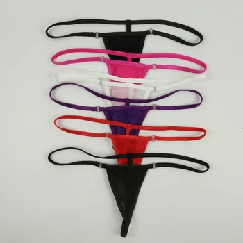 Seksualus Mini Micro Bikini G Stygos Dirželius Moterų Skaidriai Pamatyti, Throuh Kelnaitės T-atgal Tangas Mažas Juosmens Erotika Undewear apatinis Trikotažas