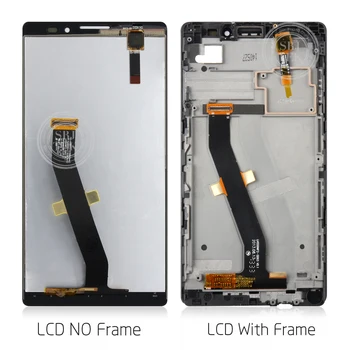 Srjtek ekrano Lenovo K910 LCD K910 Ekranas Touch 