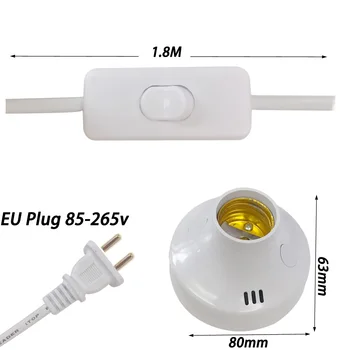 Stalo lempa stovi darbalaukio šviesos rungtynių w/ Remote control, e26/e27 bazė,Idealiai tinka Kompaktiška UV Baktericidinė lempa, AC 100-240V 60W Max