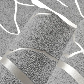 Storas Pilkas Aksomo 3D Tapetai Miegamajame Sienos kambarį Fone Neklijuotinė Medžių Šakas Įspaudų siena popieriaus namų dekoro