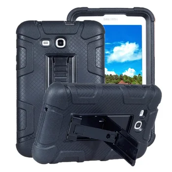 Sunkiųjų Hibridinių Šarvai Case for Samsung Galaxy Tab 3 lite 7 T110 T111 dangtelis, skirtas 
