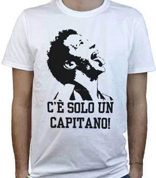 T-Shirt Solo Jt Capitano Bianconero, Maglietta Del Piero Leggenda Juve Medvilnės Marškinėliai, Naujas Cool Gymer Viršūnės