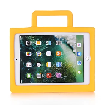 Tablet Case For iPad Pro 9.7 2017 2018 Padengti Vaikai Rankena Stovi Skalbti atsparus smūgiams Apsauginis Odos Rankovės Oro 1 2