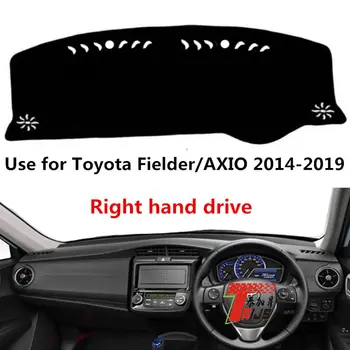 Taijs 3 Spalvų Dešinėje pusėje Aukštos Kokybės Sintetinio Pluošto Automobilio prietaisų Skydelio Dangtelį, Anti-UV Toyota Fielder AXIO-2019