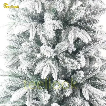 Teellook 1.2 m/4.0 m Sniegas, Kalėdų Eglutės PE+PVC Medžiagos, LED Šviesos Šaltinis Naujųjų Metų Kalėdų Viešbutis Namų Puošybai