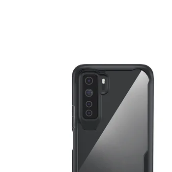 Telefoną Atveju Huawei P40 Lite 5G Padengti TPU Rėmo HD Skaidri Minkšta Silikoninė Aišku, atsparus smūgiams gaubtas Huawei P40 P 40 Lite