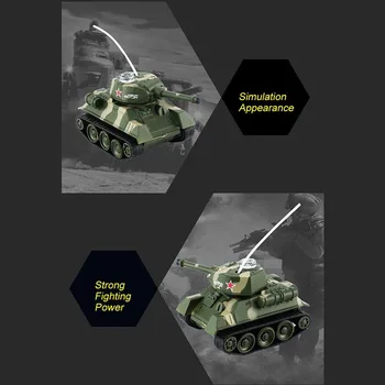 Tigras mini rc bakas karo karinės modelis smegenų žaidimas, radijo bangomis valdomas tankas tiger rc karinės transporto priemonės, žaislai berniukams, mergaitėms dovanų