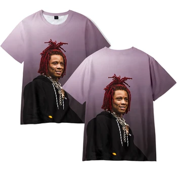 Trippie Redd Marškinėliai Hip-Hop Mados Streetwear T-marškinėliai Vyrams, Moterims, Atsitiktinis Marškinėliai Harajuku Dizaino Negabaritinių Trumpas Rankovėmis Tee