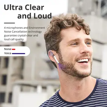 Tronsmart Onikso Ace Belaidės Ausinės Qualcomm aptX TWS Bluetooth 5.0 In-Ear Ausinių Triukšmo slopinimas su 4 Mikrofonai