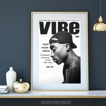 Tupac Shakur Coast Hip Hop Tupac Garsenybė, Plakatų ir grafikos Paveikslai Tapyba ant Sienos Menas 2PAC Nuotrauka Už Namo Kambaryje Apdaila