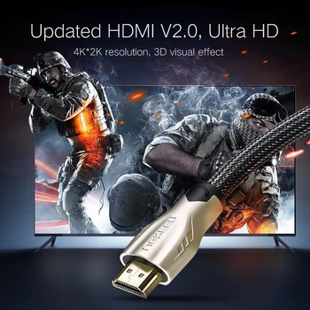 Ugreen 4K Audio Kabelis HDMI-suderinama Xiaomi Mi Lauke 4K/60Hz Didelės Spartos 2.0 HDMI suderinamus Splitter Jungiklis Kabelinė TV PS4