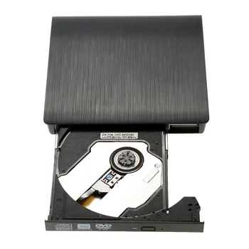 Ultra Slim Portable USB 3.0 DVD-RW Išorinis DVD įrenginys DVD Grotuvas Degiklis Rašytojas Linux, Windows, Mac OS DVD ROM Grotuvas