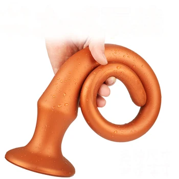 Ultra-long minkšto silikono analinis dildo butt plug prostatos massager analinis dilator moterų makšties savarankiškai porno, seksas, sekso, gėjų, sekso žaislai