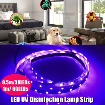 Ultravioletinių Dezinfekavimo Baktericidinė Lempa Šviesos Ruože Namų Baktericidiniu USB Įkrovimo LED Sterilizer uv-C Šviesos Sterilizer
