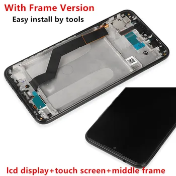 Už Xiaomi Redmi 7 Pastaba Lcd Ekranas Išbandyti Lcd ekranas+Touch Ekrano Pakeitimas su Rėmu Redmi 7 Pastaba Pro M1901F7G M1901F7H