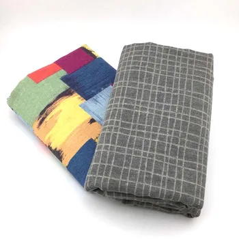 Už kanapės užuolaidų lino audinio sofos, staltiesės kratinys pasidaryk pats jaučiau, amatų medžiagų, drabužių siuvimo audinys audinys tekstilės tissu