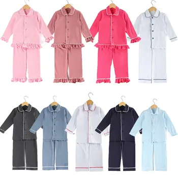 Vaikai Berniukai kūdikis Sleepwear mergina patenka medvilnės rinkiniai, kalėdinės Vaikų Homewear Pižama Berniukui, Pižamos naktiniai drabužiai Vaikams 12m-8Y pijama