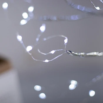 Vario Viela, Garliava Pasakų Lempos Kalėdų Šventė Dovanos, Namų Puošybai 108 LED Touch Naktį Šviesos Mini Kalėdų Eglutė
