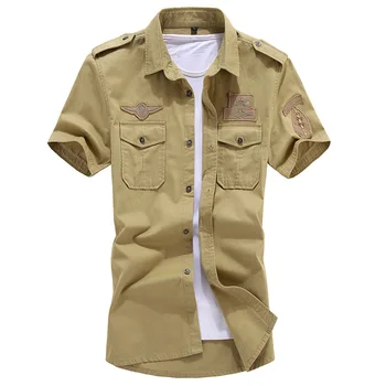 Vasaros Medvilnės Armijos Marškinėliai Vyrams Mados Atsitiktinis Karinės Trumpas Rankovės Marškinėliai Vyrų Ore Tactical Marškiniai Camisa Militar Masculina