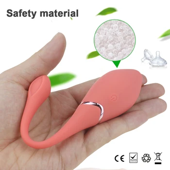 Vibracija Kulka Kiaušinių Belaidžio Nuotolinio Valdymo Vibratorius, Sekso Žaislai Moteris USB Įkrovimo Klitorio Stimuliatorius Makšties Masažo Kamuolys