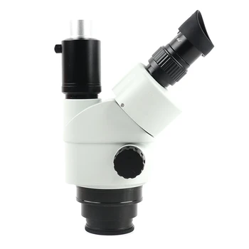 Vienu metu-Židinio Trinokulinis Mikroskopu 3,5 X-90X Pramonės Nuolat Mikroskopas + 0,5 X 2X Tikslas Objektyvas Įrankis + 144 LED Šviesos Žiedas