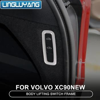 Volvo xc90 interjero pakeitimas kūno liftas jungiklio mygtuką, apdailos lipdukai 2016 2017 2018 2019 2020 automobilių reikmenys