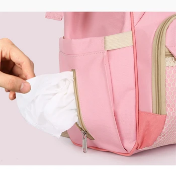 Vystyklų krepšys Kuprinės multi-funkcija rankiniai didelės talpos motina maišeliai motinos ir kūdikio krepšiai 2020 naujas mados pritaikymas savo reikmėms