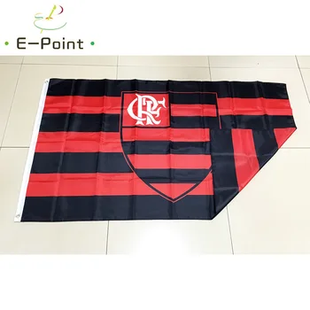 Vėliava Brazilija Clube de Regatas do Flamengo RJ 3ft*5ft (90*150cm) Dydis Kalėdų Dekoracijas Namų Vėliavos Banner Dovanos