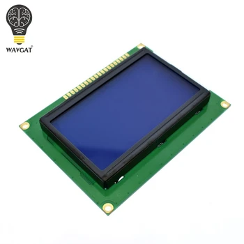 WAVGAT 12864 128x64 Taškų Grafinis Mėlyna Spalva Backlight LCD Ekrano Modulis arduino aviečių pi