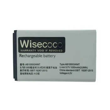 WISECOCO 1000mAh AB1050CWMC AB1050GWML Baterija Philips E106 E103 Smart Mobilųjį telefoną Naujausias Gamybos+Sekimo Numerį