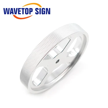 WaveTopSign Metalo Aliuminio lydinio Iškilumo Sinchroninio Encoder Varantys Vidinė Skylė 6mm Apskritimo 200/250/300mm Plotis 15mm