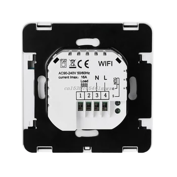 WiFi Smart Elektros Šildymo Termostatas Patalpos Temperatūros Reguliatorius 16A 90-240VAC už Alexa Echo 